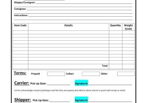 Straight Bill Of Lading Short form Template Free Bill Of Lading Short form Template Invoice Design