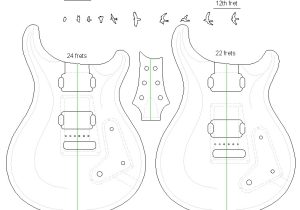 Strat Body Template Build Guitar