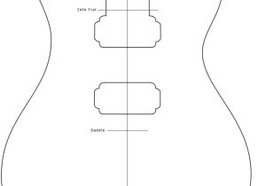 Strat Body Template Your Average American Paul Reed Smith Custom 24 Build Part 1