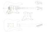 Strat Neck Template Fender Stratocaster Guitar Templates Electric Herald