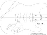 Strat Routing Template Fender Stratocaster Guitar Templates Electric Herald