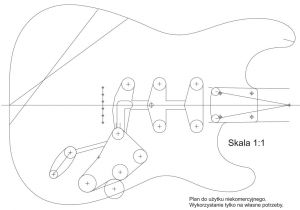 Strat Routing Template Fender Stratocaster Guitar Templates Electric Herald