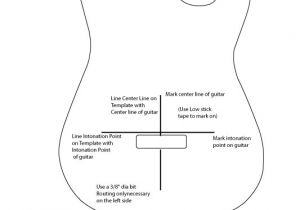 Strat Routing Template Trem King Installation