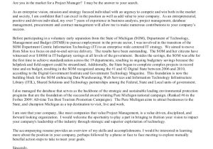 Strategy Analyst Cover Letter Cover Letter for John Gachugu In Project Management