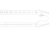 Stratocaster Neck Template Fender toronado Guitar Templates Electric Herald