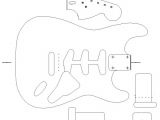 Stratocaster Routing Template Fender Stratocaster 1960 Template Vinyl Guitar Making