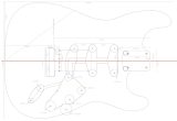 Stratocaster Routing Template Fender Stratocaster Guitar Templates Electric Herald