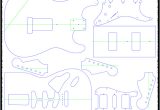 Stratocaster Routing Template Stratocaster Vibrato Guitar Routing Templates Faction