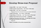 Straw Man Proposal Template Business Development for Small Government Contracting