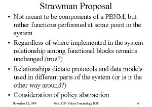 Strawman Proposal Template Strawman Proposal