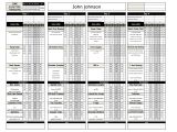 Strength and Conditioning Templates Bronze Strength Conditioning Templates Excel Training