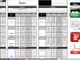 Strength and Conditioning Templates Gold Strength Conditioning Templates Excel Training