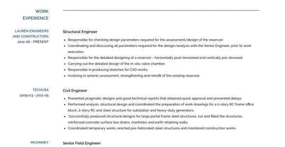 Structural Engineer Responsibilities Resume Structural Engineer Resume Samples and Templates Visualcv