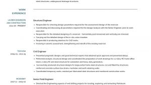 Structural Engineer Resume Structural Engineer Resume Samples and Templates Visualcv
