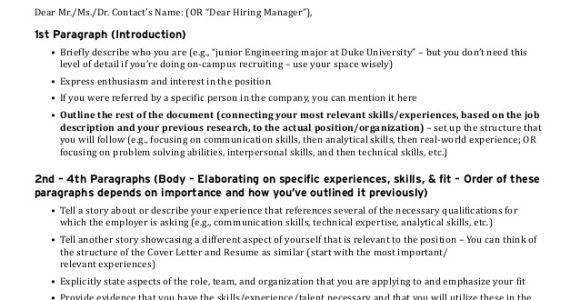 Structure Of A Good Cover Letter Undergraduate Cover Letter Structure Wells Fargo