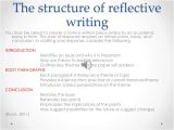 Structured Reflective Template Critical Reflective Writing