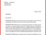 Structuring A Cover Letter Letter Structure Memo Example