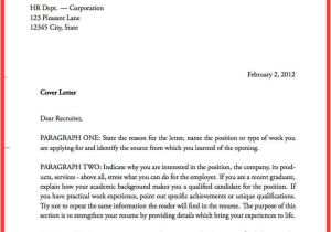 Structuring A Cover Letter Letter Structure Memo Example