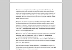 Stud Dog Contract Template Stud Service Dog Breeding Puppy Sale Contract Library