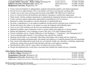 Student Affairs Resume Gerald Wit Resume One Page