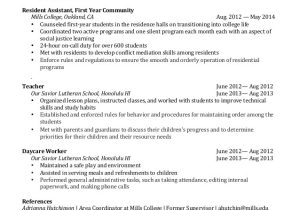 Student Affairs Resume Yee ashley Student Affairs Resume