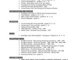 Student athlete Resume Resume Writing Career Services