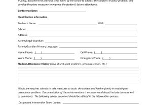 Student attendance Contract Template 9 Student attendance Contract Template Examples Pdf