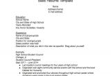 Student Basic Resume 23 High School Resume Templates and Samples