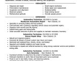 Student Body Resume Best Automotive Technician Resume Example Livecareer