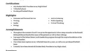 Student Body Resume Student Body President Resume Example Sul Ross State