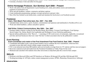 Student Journalist Resume Examples 7 Mistakes that Doom A College Journalist S Resume