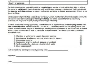 Student Learning Contract Template Learning Contract Template 14 Download Free Documents
