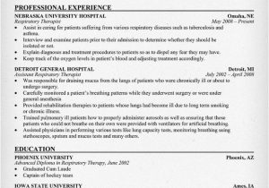 Student Respiratory therapist Resume Pin by Resume Companion On Resume Samples Across All