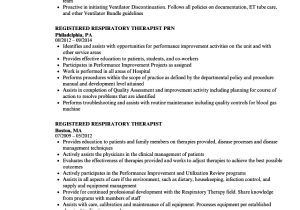 Student Respiratory therapist Resume Registered Respiratory therapist Resume Samples Velvet Jobs