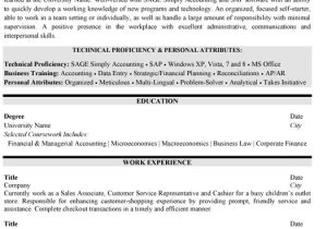 Student Resume Accounting Accounting Graduate Student Resume Sample Template