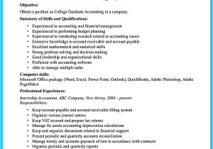 Student Resume Accounting Accounting Student Resume Here Presents How the Resume Of