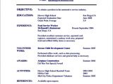 Student Resume Activities Student Activity Resume Template Free Samples Examples