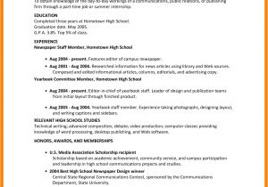 Student Resume Australia 9 Editorial Examples for High School Students Dragon