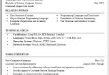 Student Resume Computer Science Computer Science Resume Sample Career Center Csuf