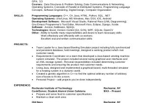 Student Resume Computer Science Sample Computer Science Resume 8 Examples In Word Pdf