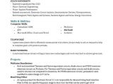 Student Resume Engineering Electrical Engineering Student Resume for Resumes