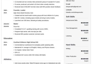 Student Resume for University Admission College Resume Template for High School Students 2020