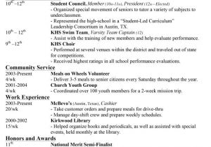 Student Resume for University Application the Essay I Wrote to Get Into the University Of Texas at
