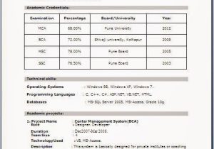 Student Resume format Download Resume Templates