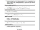 Student Resume format Electronics Student Resume format