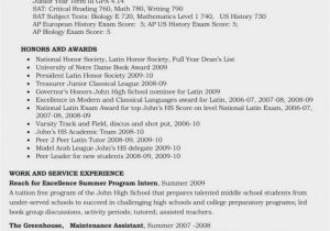 Student Resume Gpa 11 12 Resume Education High School Only