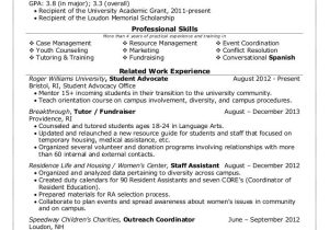 Student Resume Gpa Resume Samples for College Students and Recent Grads