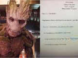 Student Resume Groot 39 I Am Groot 39 Resume Goes Viral after Texas Teacher Gave