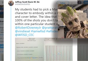 Student Resume Groot 39 I Am Groot 39 Texas Student Takes Marvel Approach to