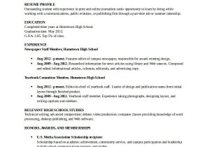 Student Resume High School Template Sample High School Student Resume 8 Examples In Word Pdf